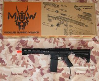 HPA Wolverine MTW 10" Rail 10.3" Barrell with Inferno Engine and  Standard Stock by Wolverine HPA Airsoft